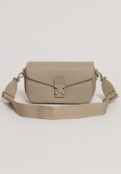 Geanta gri inchis mica din piele ecologica imagine