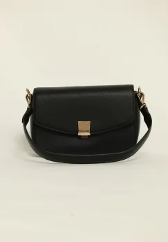 Geanta neagra office mica din piele ecologica imagine