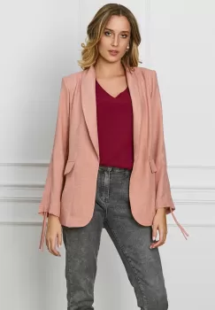 Sacou LaDonna roz pudrat lejer imagine