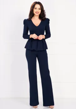 Compleu dama Marielle bleumarin din doua piese imagine