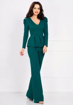 Compleu dama Marielle verde din doua piese imagine