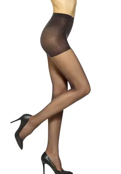 Dres modelator negru compresiv cu efect de push-up 20 DEN imagine