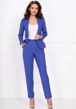 Pantaloni office InPuff violet conici imagine