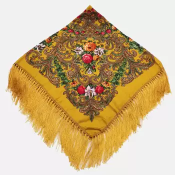 Batic etno mare Maria - Galben imagine