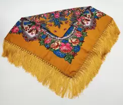 Batic etno mare Maria - Portocaliu imagine