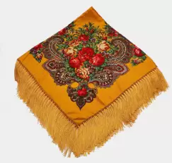 Batic etno mare Maria - Portocaliu imagine