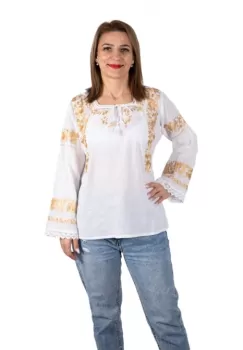 Bluza Ie Traditionala cu flori 7 imagine