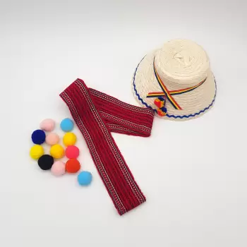 Brau Traditional Copii Rosu imagine