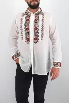 Camasa traditionala Cristinel 3 imagine