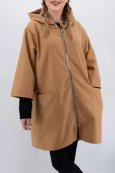 Cardigan Mia cu gluga 12 imagine