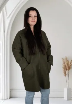 Cardigan Mia cu gluga 16 imagine