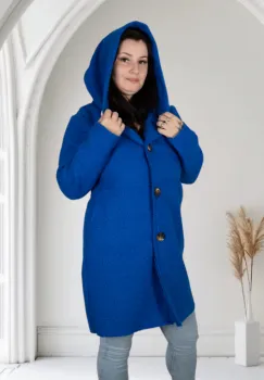 Cardigan Mia cu gluga 24 imagine