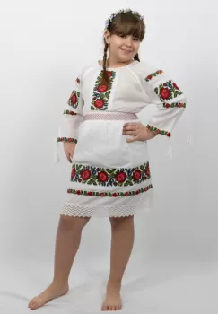 Compleu traditional fetite Eleonora imagine