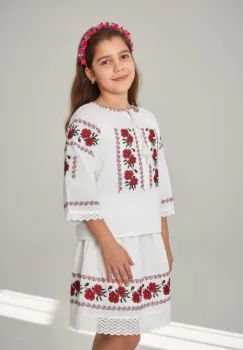 Compleu traditional fetite Eliana 3 imagine