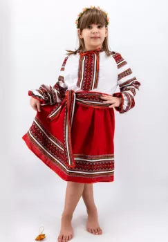 Compleu traditional fetite Natalia imagine