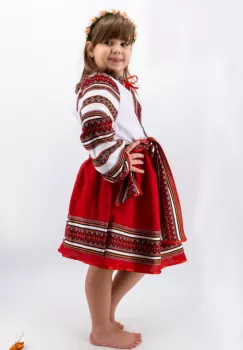 Compleu traditional fetite Natalia imagine