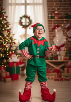 Costum baiat Spiridus 4 imagine