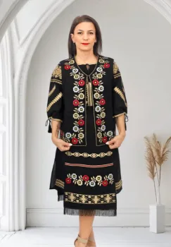 Costum Traditional Vesta si 2 Fote Damina 2 imagine