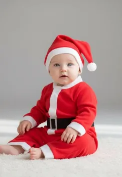 Costumas Craciun bebe imagine