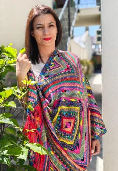 Esarfa Inflorata 2 imagine