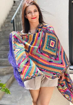 Esarfa Inflorata 2 imagine