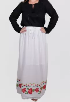 Fusta stilizata cu motive florale - Iolanda 8 imagine