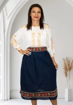 Fusta stilizata cu motive traditionale Filipa 2 imagine