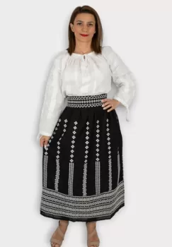 Fusta stilizata cu motive traditionale Gianina 3 imagine