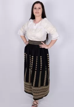 Fusta stilizata cu motive traditionale Gianina imagine