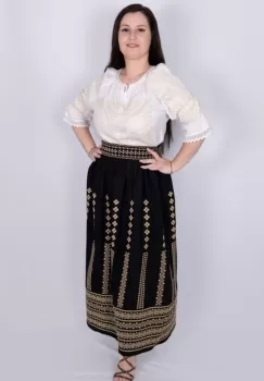 Fusta stilizata cu motive traditionale Gianina imagine