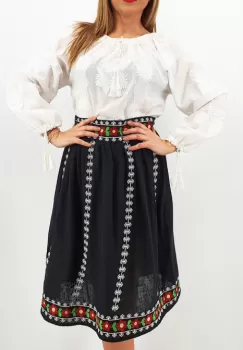 Fusta stilizata cu motive traditionale Ioana 2 imagine