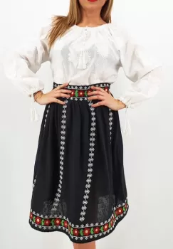 Fusta stilizata cu motive traditionale Ioana 2 imagine