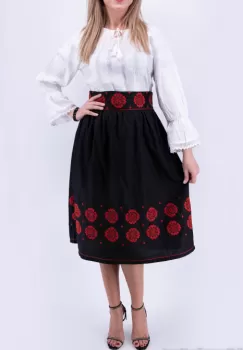 Fusta stilizata cu motive traditionale Ofelia 5 imagine