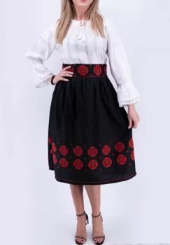 Fusta stilizata cu motive traditionale Ofelia 5 imagine