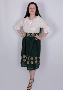 Fusta stilizata cu motive traditionale Ofelia 6 imagine