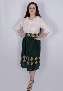 Fusta stilizata cu motive traditionale Ofelia 6 imagine