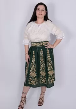 Fusta stilizata cu motive traditionale Tatiana 7 imagine