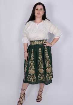 Fusta stilizata cu motive traditionale Tatiana 7 imagine