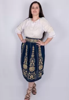 Fusta stilizata cu motive traditionale Tatiana 8 imagine