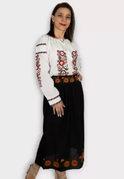 Fusta stilizata Floarea Soarelui 2 imagine