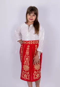 Fusta traditionala fetite Tania 2 imagine