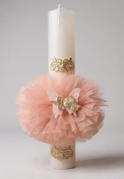 Lumanare Decorata Manual Fluture imagine