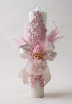 Lumanare Decorata Manual Papusa 2 imagine