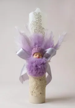 Lumanare Decorata Manual Papusa 3 imagine