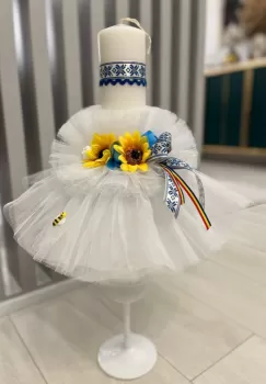 Lumanare Decorata Manual Traditional 4 imagine