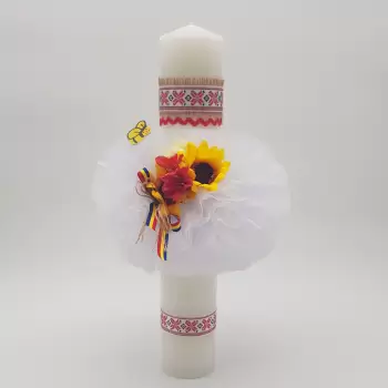 Lumanare Decorata Manual Traditional 5 imagine