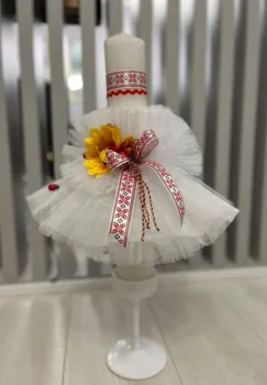 Lumanare Decorata Manual Traditional 7 imagine