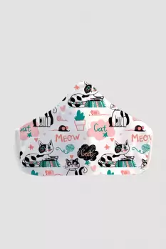 Masca reutilizabila pentru fata - Pisica 2 imagine