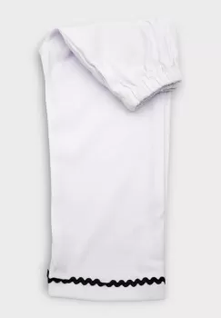 Pantalon traditional baieti Alb imagine