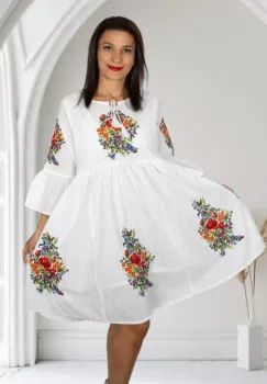 Rochie Brodata Anca 2 imagine